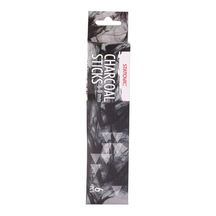 Oglje v palčki 6 do 8 mm CHARCOAL STICKS set 6/1 617023