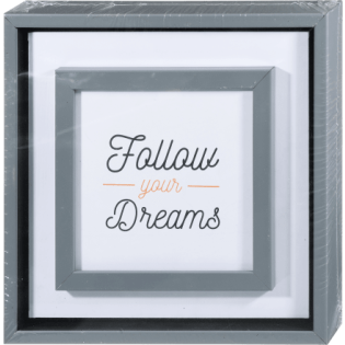 Okvir za slike FOLLOW YOUR DREAMS ULLA 20 cm