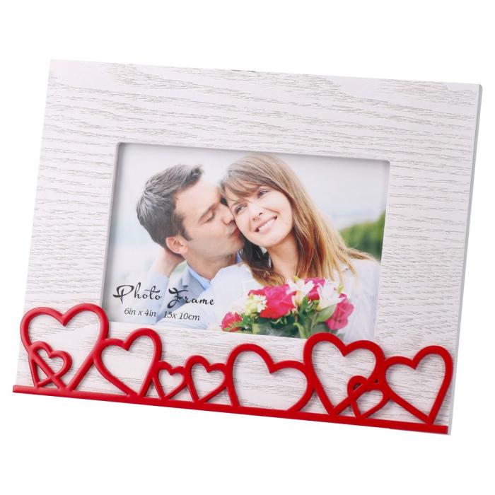 Okvir za sliko lesen 10x15cm ljubezenski TAKK WOODY HEART 706511