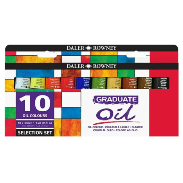 Oljne barve 38 ml DALER ROWNEY GRADUATE OIL set 10/1 D117900100