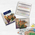 Oljne barve 9 ml FABER CASTELL CREATIVE STUDIO OIL COLOURS set 24/1 272285