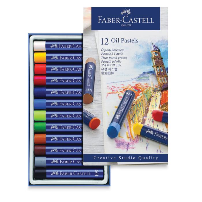 Pasteli oljni slikarski FABER CASTELL OIL PASTELS CREATIVE STUDIO set 12/1 270524