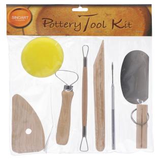 Orodje za oblikovanje modelirke lončarstvo SINO ART POTTERY TOOL KIT SUPPLIES POP TOOLS set 8/1 617068