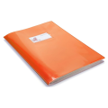 Ovitek za zvezek z žepkom za ime A4 PVC oranžen BALMAR