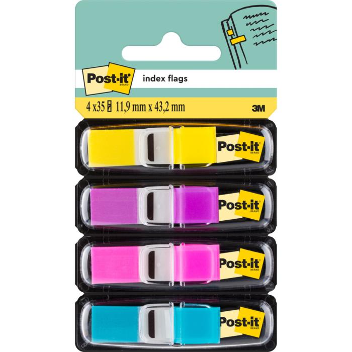 Označevalci strani barvni neon 11,9x43,1 mm POST-IT set 4/1 683-4AB 202513