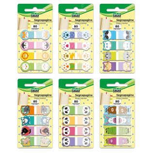 Označevalci strani 5x11,3 cm FANTASIA ŽIVALI LEBEZ 81824