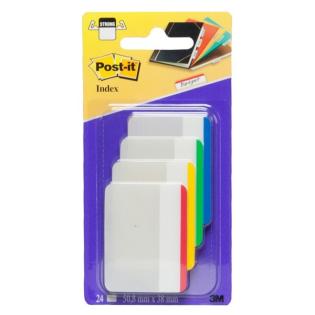 Označevalec listov 50,8x38mm močnej&scaron;i barvni 4/1 24 lističev brez prepogiba POST IT 3M 686F