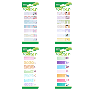 Paket označevalcev strani 25 listov 2,3x4,5 cm LEBEZ 21717
