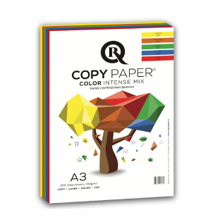 Papir A3 80g 200 listov R-COPY PAPER INTEZIVNE BARVE MIX
