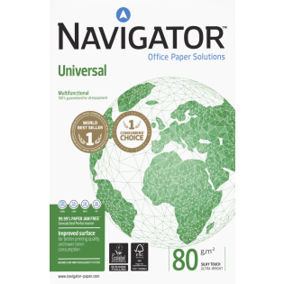 Papir fotokopirni A3 80g 500 listov bel NAVIGATOR UNIVERSAL