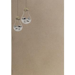 Papir vo&scaron;čilnica A4 104g motiv natur božič svetilka ARTOZ DESIGN NATUR 5130249