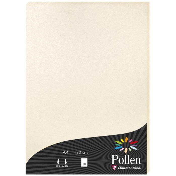 Papir A4 50 listov 120 g POLLEN CLAIREFONTAINE