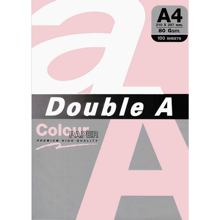 Barvni papir A4 100 listov 80 g DOUBLE A