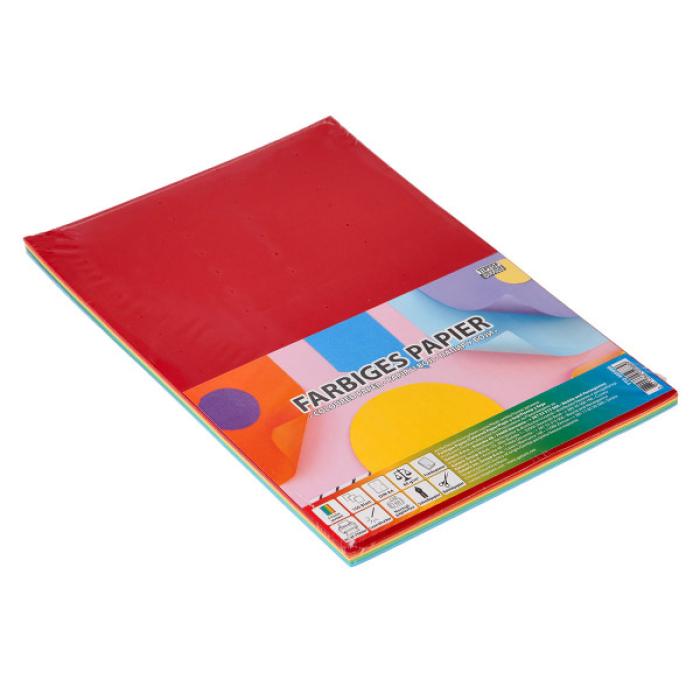 Fotokopirni barven papir mix 5 intenzivnih barv A4 80g 100 listov TIPTOP OFFICE 405988