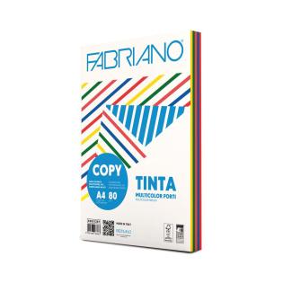 Fotokopirni barven papir mix 5 intenzivnih barv A4 80g 250L FABRIANO TINTA