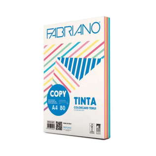 &Scaron;eleshamer barvni A4 200 g 100 listov FABRIANO COPY TINTA MULTICOLOR MIX PASTEL 19100819 