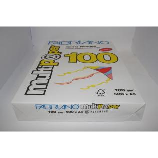 Fotokopirni bel papir A3 100g 500L FABRIANO MULTIPAPER