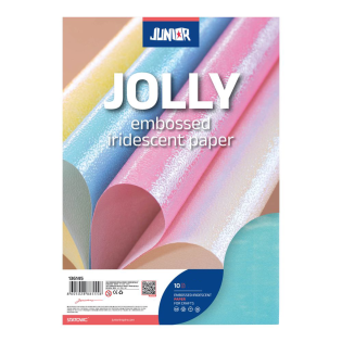 Papir mavrični reliefni A4 60 g JOLLY EMBROSSED IRIDESCENT PAPER