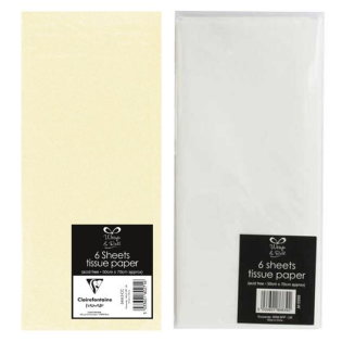 Papir svilnati svilen v polah bel bež 50x70 cm EUROWRAP TISSUE PAPER set 6/1