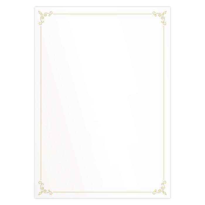 Papir vo&scaron;čilnica A4 120 g ARTOZ DESIGN BAROČNI ZLATI OKVIR 