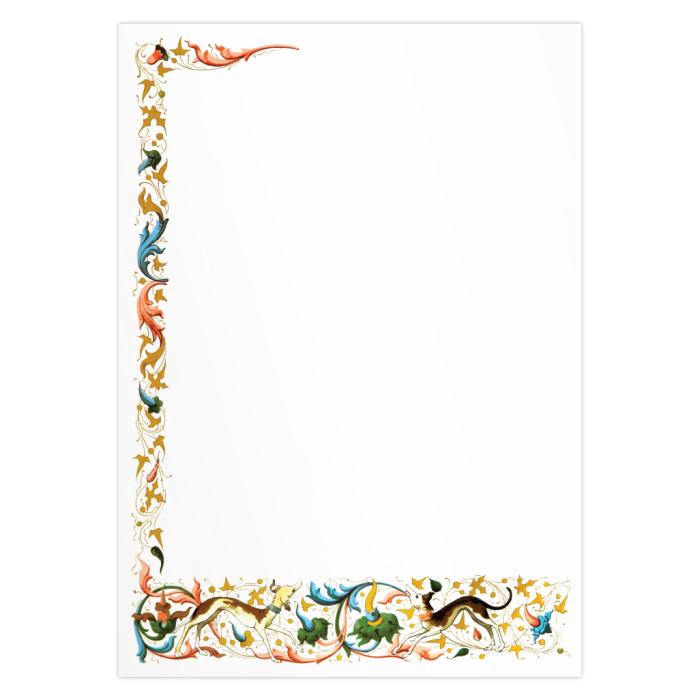 Papir vo&scaron;čilnica A4 120 g ARTOZ DESIGN OKVIR VINTAGE 
