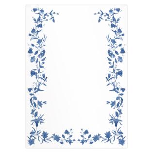 Papir vo&scaron;čilnica A4 120 g ARTOZ DESIGN OKVIR VRT MODRO CVETJE