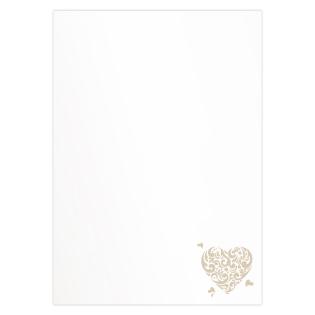 Papir vo&scaron;čilnica A4 120 g ARTOZ DESIGN ZLATO SRCE 