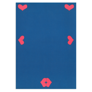 Papir vo&scaron;čilnica modra A4 motiv srce poljub ARTOZ DESIGN 526796-35