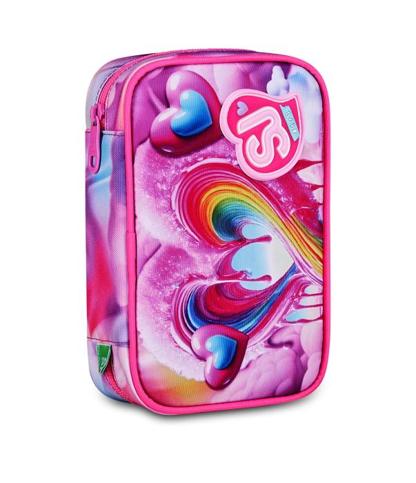 Peresnica polna trda SEVEN SJ GANG SPEED CASE PINS GIRL RAINBOW HEART MAVRICA SRČEK 30C202625-382
