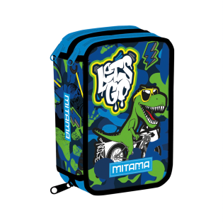 Peresnica trojna polna trda MITAMA COOL DINOZAVER T-REX GRAFITI 64970