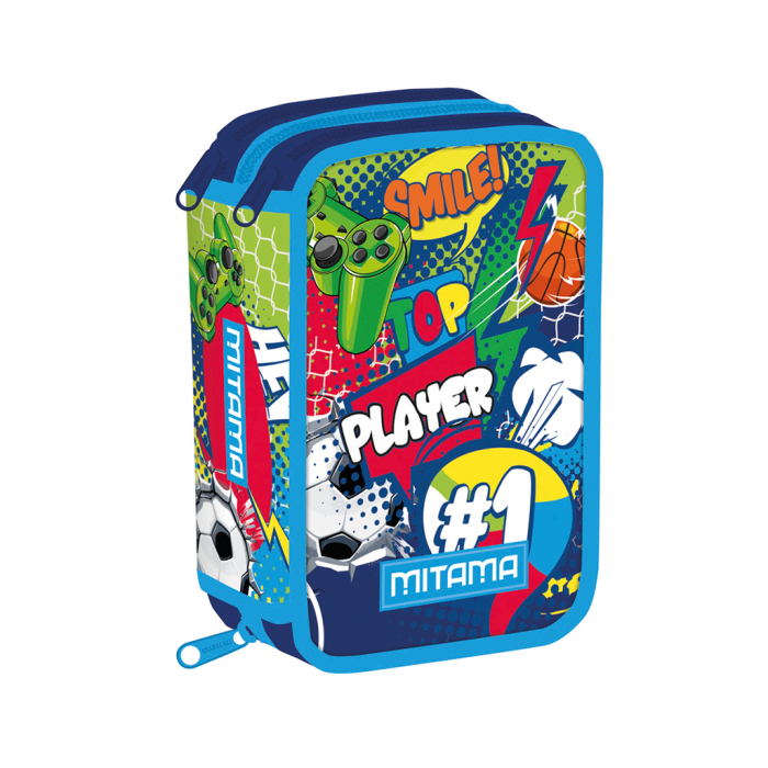 Peresnica trojna polna trda MITAMA POP ART SPORT GAMER ŽOGA NOGOMET ROKOMET 64975