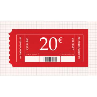 Darilni bon 20 EUR 