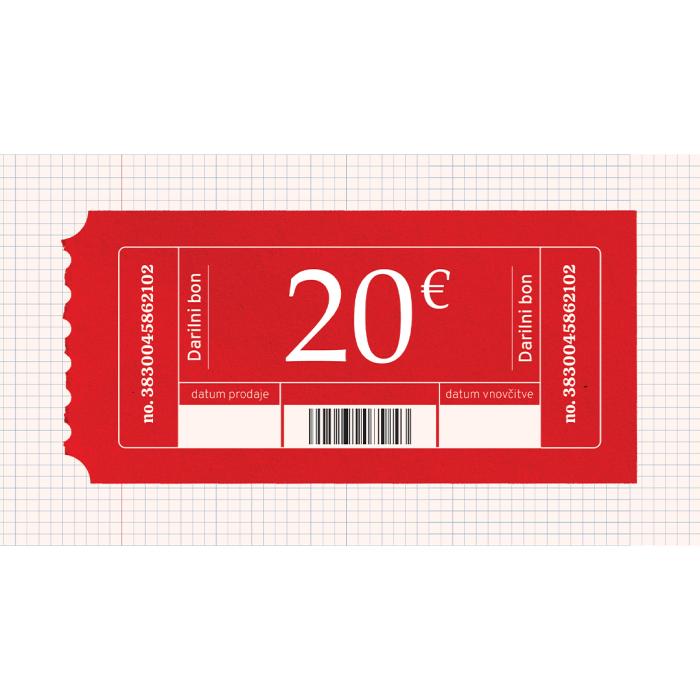 Darilni bon 20 EUR 