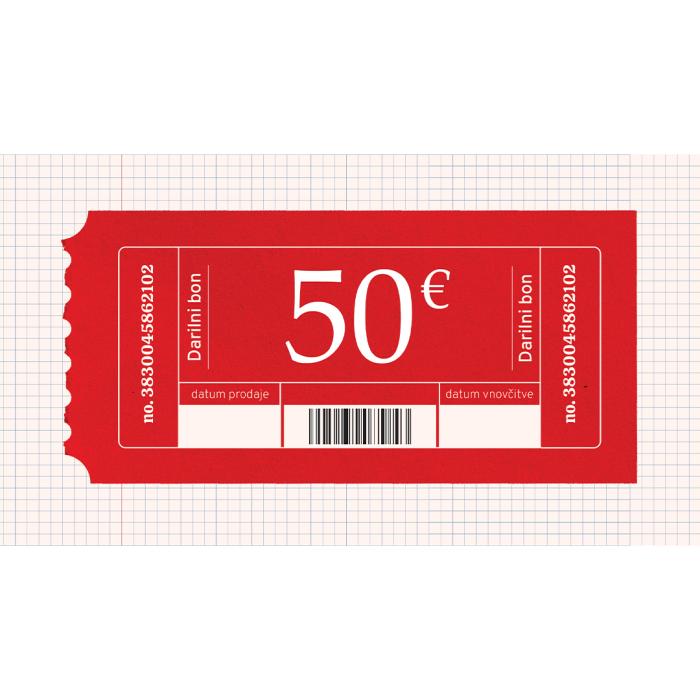 Darilni bon 50 EUR 
