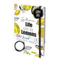 Rokovnik na pike A5 72 listov 120 g ONLINE LIMONE WHEN LIFE GIVES YOU LEMONS MAKE LEMONADE