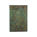 Planer 18 mesečni 2026/2027 trde platnice horizontalna postavitev 9x14 cm PAPERBLANKS EMERALD FLOWER DE1874-3