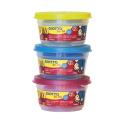Plastelin v lončku 100 g GIOTTO BE-BE BIOGLITTER set 3/1 479700