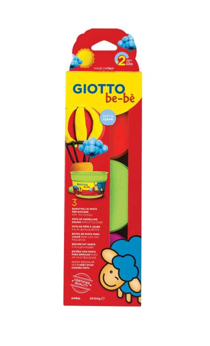 Plastelin v lončku 100g GIOTTO BE-BE set 1/3 462502