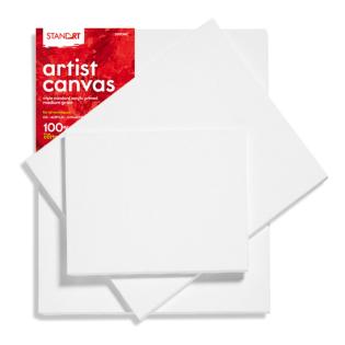 Platno slikarsko belo bombažno 20x20 cm 275 g STANDART ARTIST CANVAS 602117