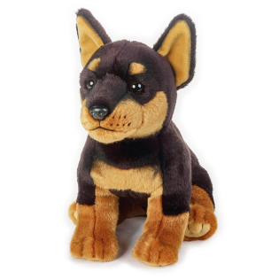 Pli&scaron; Alan kuža doberman 25 cm LELLY BY VENTURELLI 642311