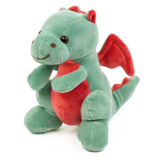 Pli&scaron; zmaj zelen 15 cm BABBY DRAGO BUKOWSKI