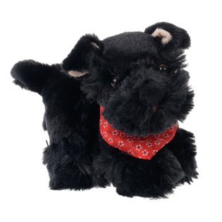 Pli&scaron; kuža &scaron;navcer črn 15 cm BABY ELVIS BUKOWSKI