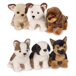 Pli&scaron; kuža mladiček 25 cm LELLY BY VENTURELLI FURRY PUPPIES MIX 642308