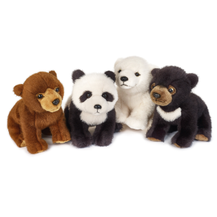 Pli&scaron; medved mladički 27 cm LELLY BY VENTURELLI FURRY PUPPIES MIX 650040