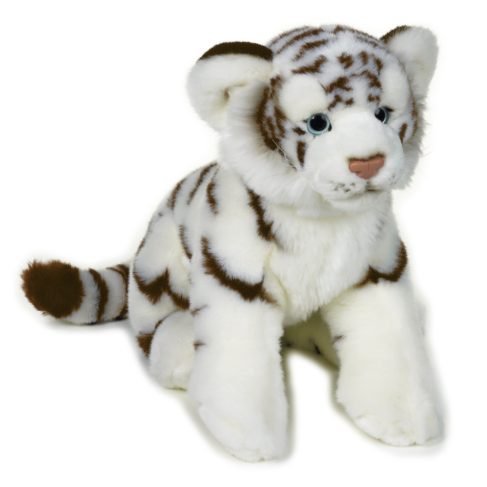 Pli&scaron; tiger beli 32 cm LELLY BY VENTURELLI 650015