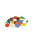 Plo&scaron;čice žetoni PVC za matematiko okrogle različnih barv NEO SAZIO set 80/1  117071
