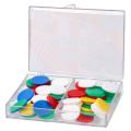 Plo&scaron;čice žetoni PVC za matematiko okrogle različnih barv NEO SAZIO set 80/1  117071