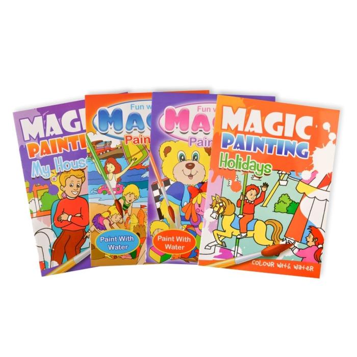 Pobarvanka A4 za vodene barve FESTA! MAGIC MIX 718007