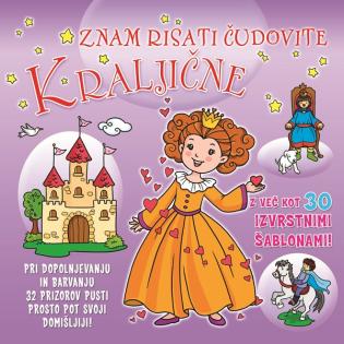 POBARVANKA ZNAM RISATI ČUDOVIT KRALJIČNE 000609