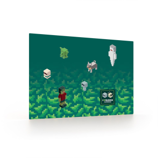 Podloga namizna 58x38 cm OXYBAG PLAYWORLD MINECRAFT 5-87426